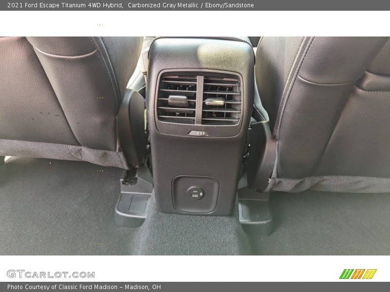 Carbonized Gray Metallic / Ebony/Sandstone 2021 Ford Escape Titanium 4WD Hybrid