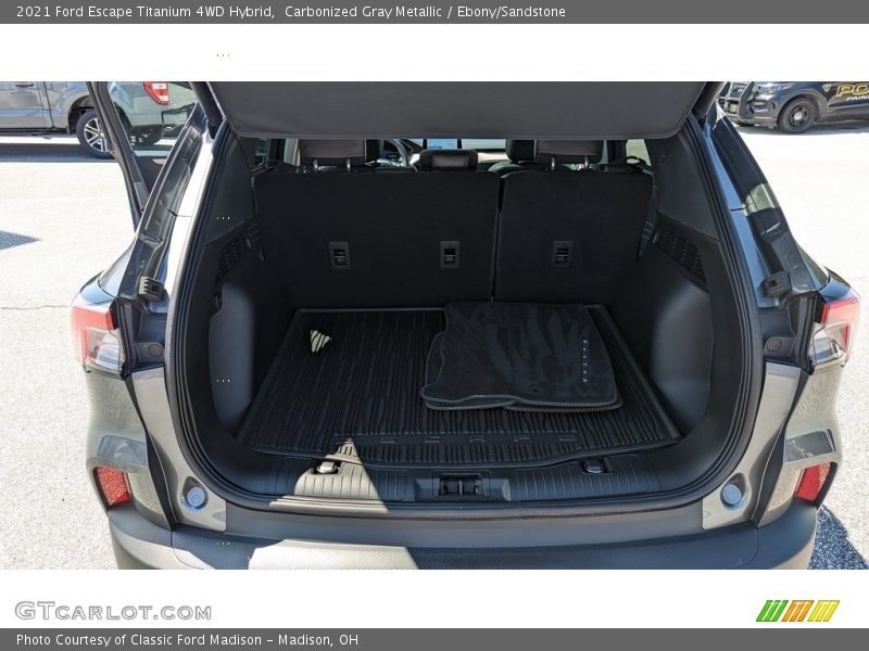 Carbonized Gray Metallic / Ebony/Sandstone 2021 Ford Escape Titanium 4WD Hybrid