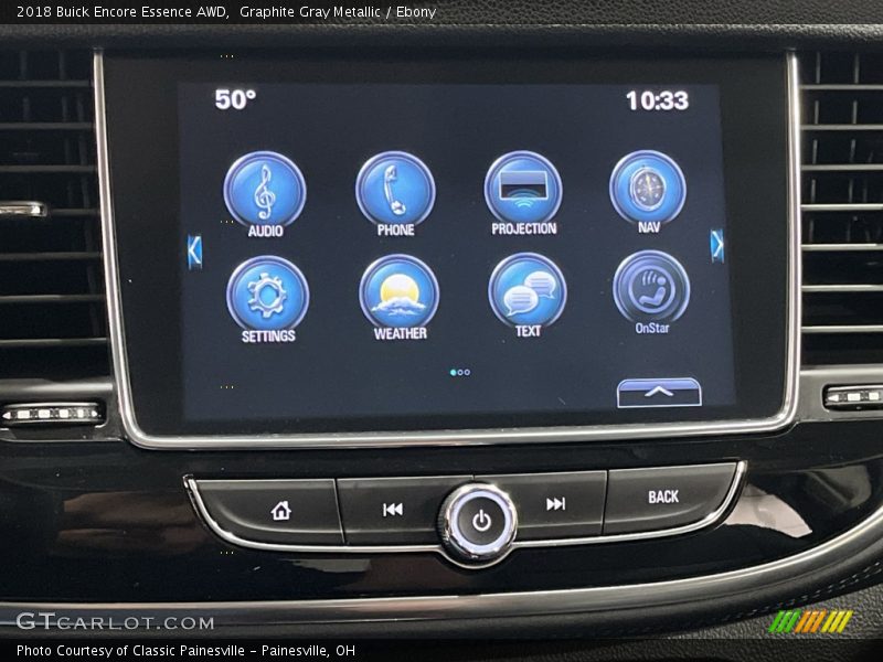 Graphite Gray Metallic / Ebony 2018 Buick Encore Essence AWD