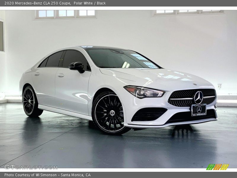 Polar White / Black 2020 Mercedes-Benz CLA 250 Coupe