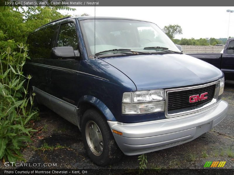 Cadet Blue Metallic / Neutral 1999 GMC Safari SL AWD