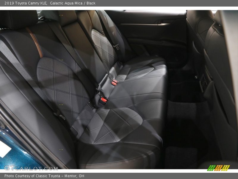 Galactic Aqua Mica / Black 2019 Toyota Camry XLE