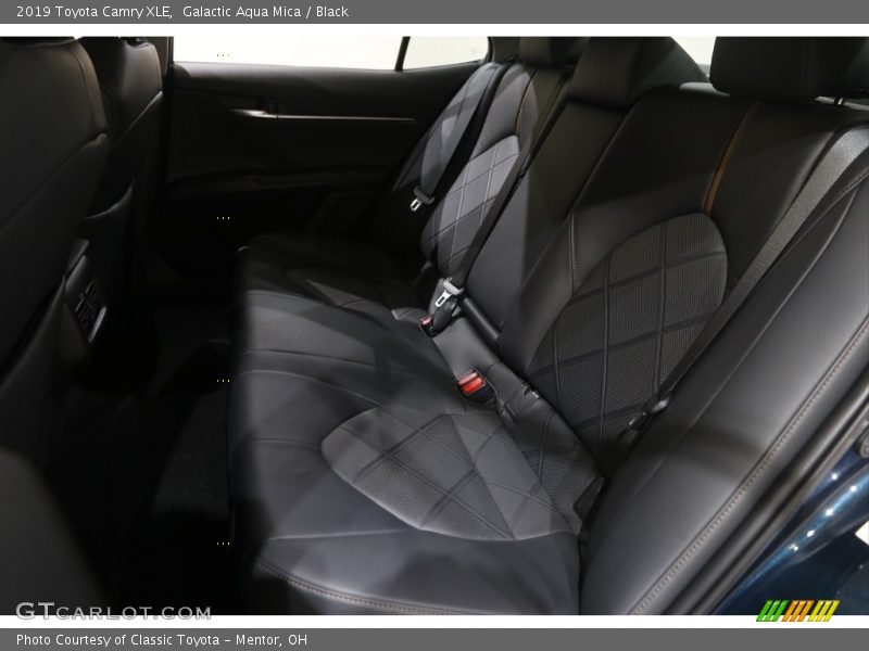 Galactic Aqua Mica / Black 2019 Toyota Camry XLE