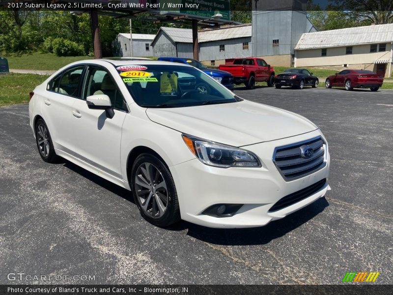 Crystal White Pearl / Warm Ivory 2017 Subaru Legacy 2.5i Limited