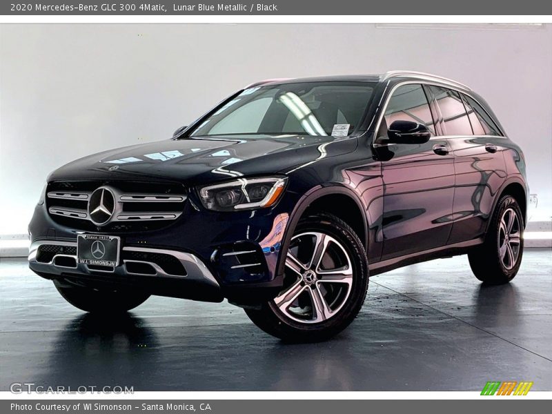 Lunar Blue Metallic / Black 2020 Mercedes-Benz GLC 300 4Matic