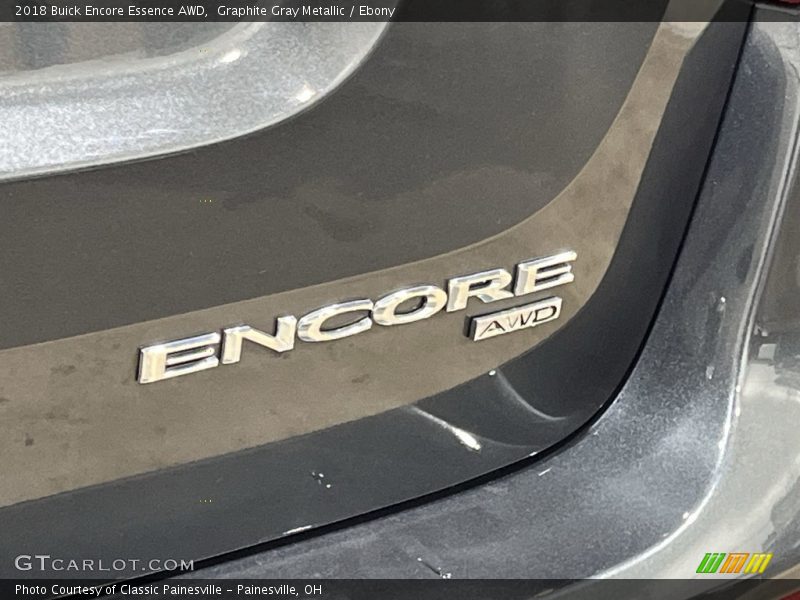 Graphite Gray Metallic / Ebony 2018 Buick Encore Essence AWD