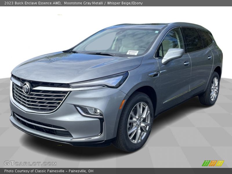 Moonstone Gray Metalli / Whisper Beige/Ebony 2023 Buick Enclave Essence AWD