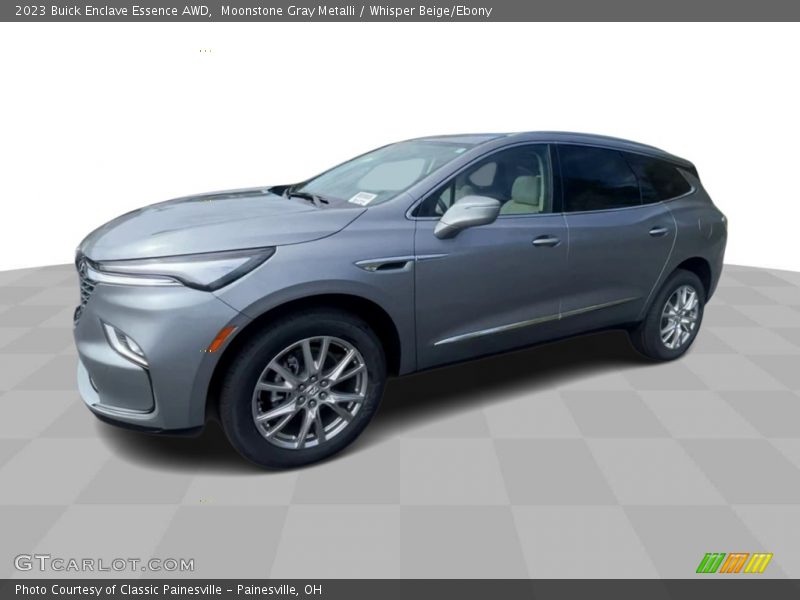 Moonstone Gray Metalli / Whisper Beige/Ebony 2023 Buick Enclave Essence AWD