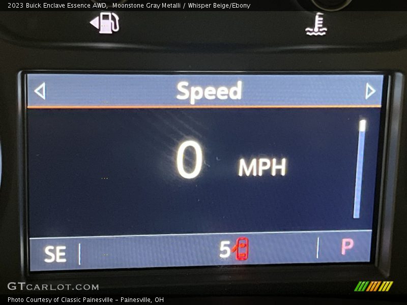 Moonstone Gray Metalli / Whisper Beige/Ebony 2023 Buick Enclave Essence AWD