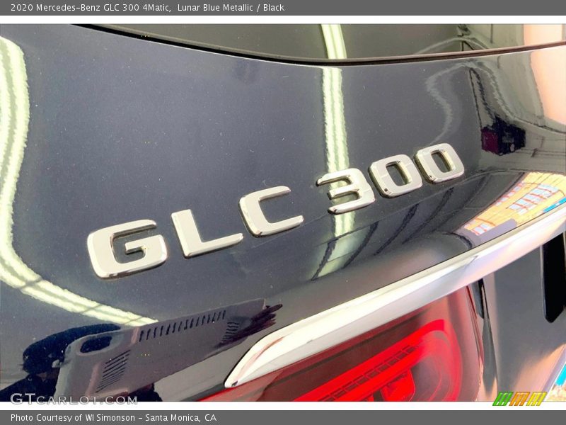 Lunar Blue Metallic / Black 2020 Mercedes-Benz GLC 300 4Matic