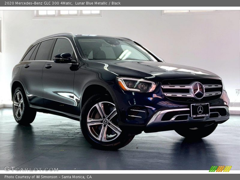 Lunar Blue Metallic / Black 2020 Mercedes-Benz GLC 300 4Matic