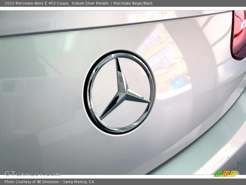 Iridium Silver Metallic / Macchiato Beige/Black 2020 Mercedes-Benz E 450 Coupe