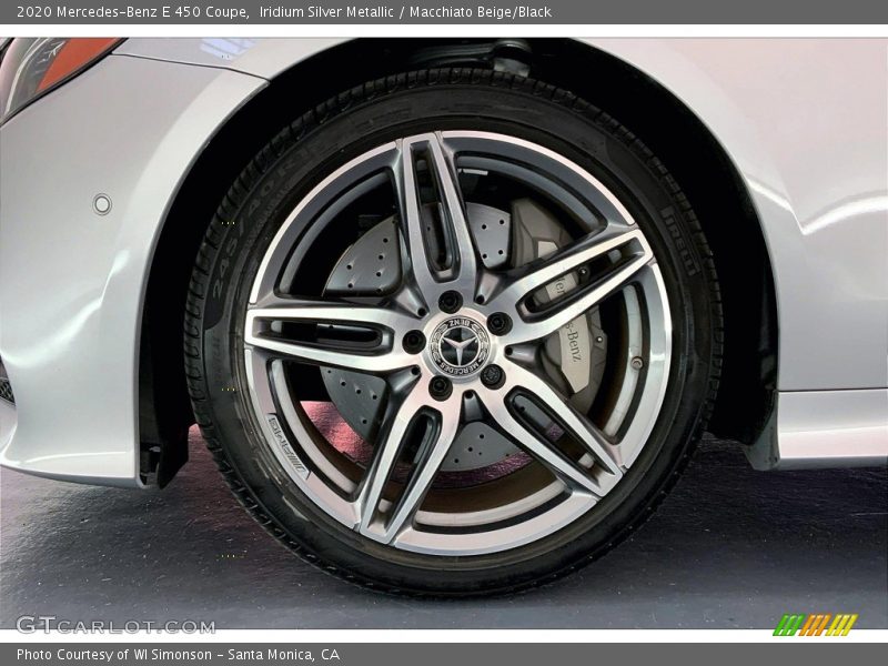 Iridium Silver Metallic / Macchiato Beige/Black 2020 Mercedes-Benz E 450 Coupe