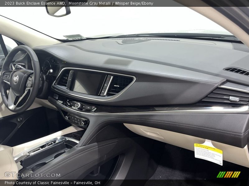 Moonstone Gray Metalli / Whisper Beige/Ebony 2023 Buick Enclave Essence AWD