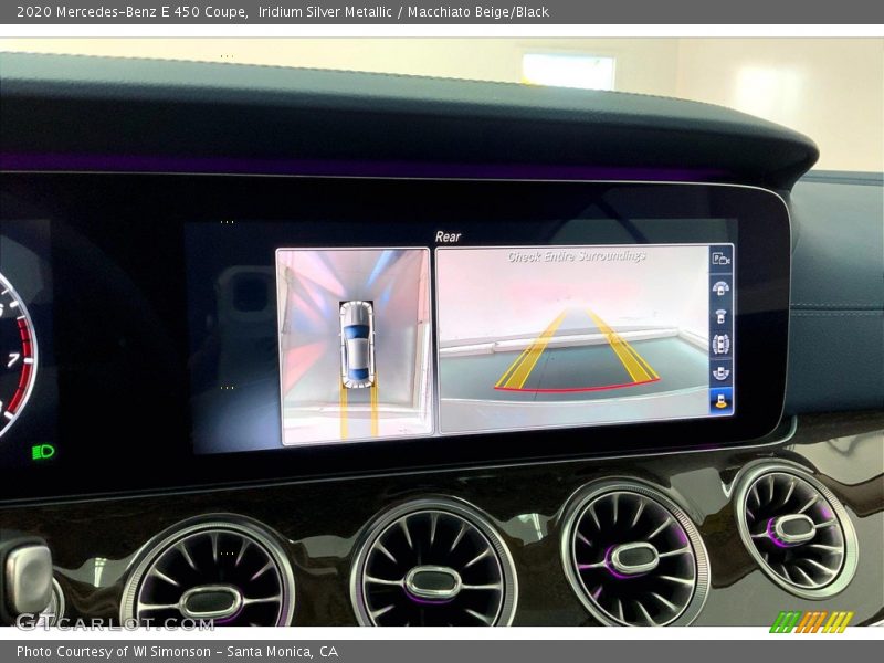 Iridium Silver Metallic / Macchiato Beige/Black 2020 Mercedes-Benz E 450 Coupe