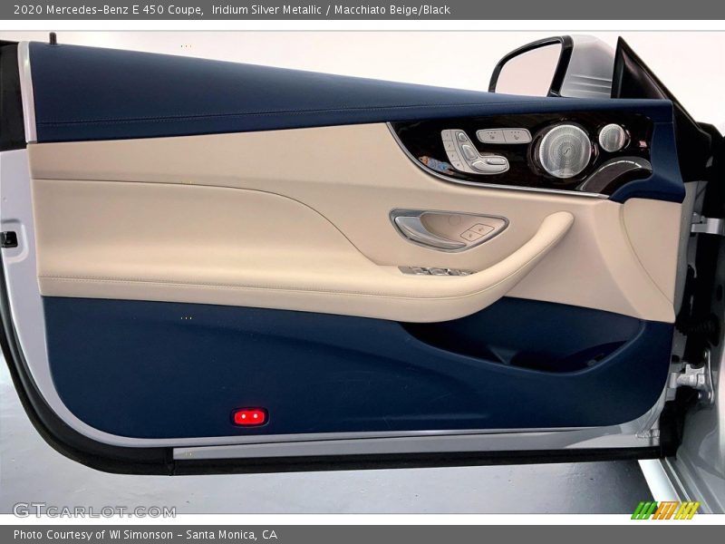 Iridium Silver Metallic / Macchiato Beige/Black 2020 Mercedes-Benz E 450 Coupe