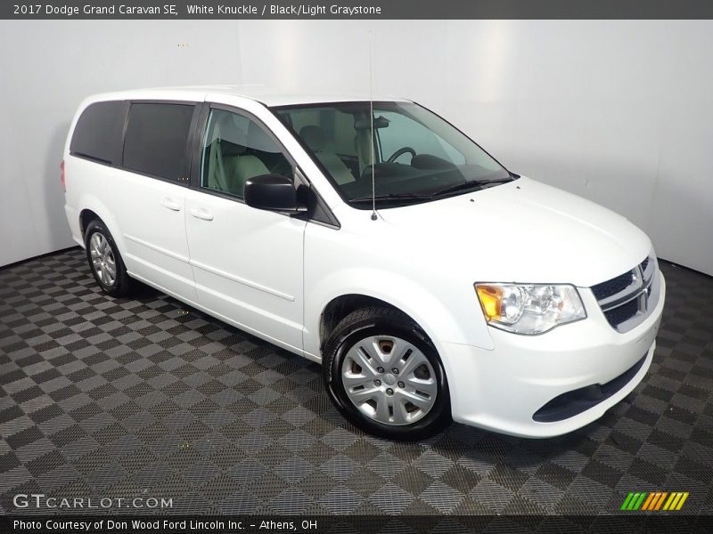 White Knuckle / Black/Light Graystone 2017 Dodge Grand Caravan SE