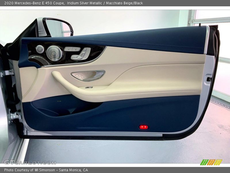 Iridium Silver Metallic / Macchiato Beige/Black 2020 Mercedes-Benz E 450 Coupe