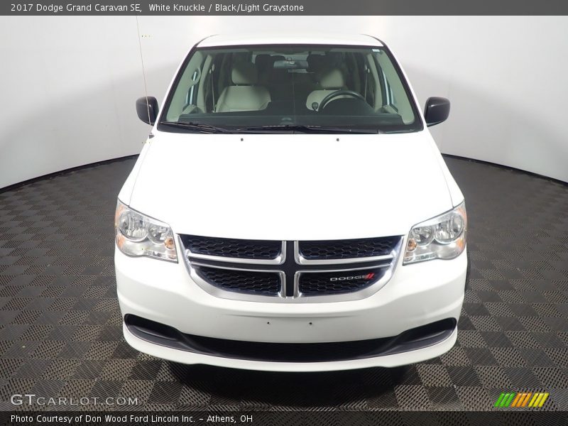 White Knuckle / Black/Light Graystone 2017 Dodge Grand Caravan SE