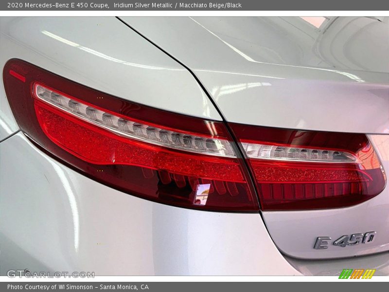 Iridium Silver Metallic / Macchiato Beige/Black 2020 Mercedes-Benz E 450 Coupe