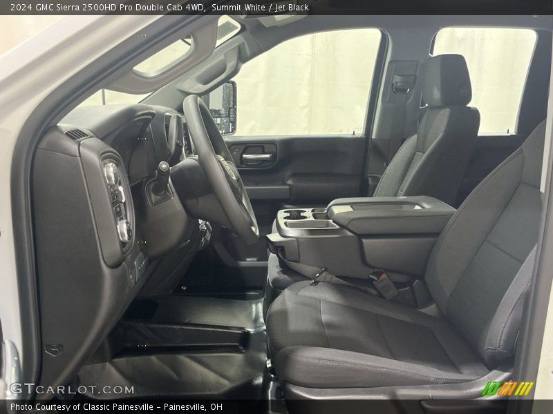  2024 Sierra 2500HD Pro Double Cab 4WD Jet Black Interior