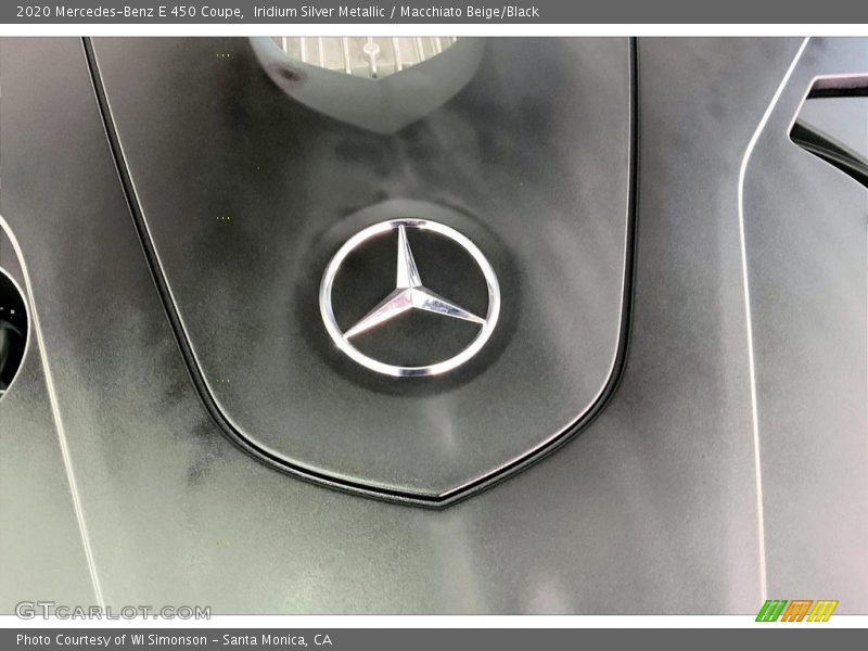 Iridium Silver Metallic / Macchiato Beige/Black 2020 Mercedes-Benz E 450 Coupe