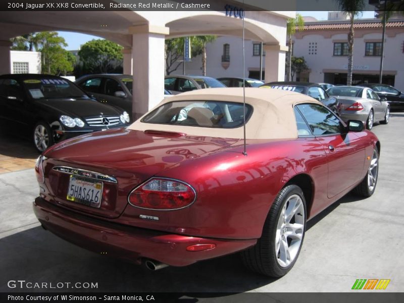 Radiance Red Metallic / Cashmere 2004 Jaguar XK XK8 Convertible