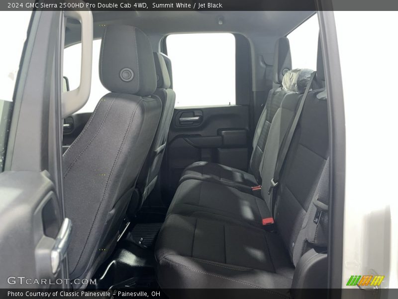 Rear Seat of 2024 Sierra 2500HD Pro Double Cab 4WD
