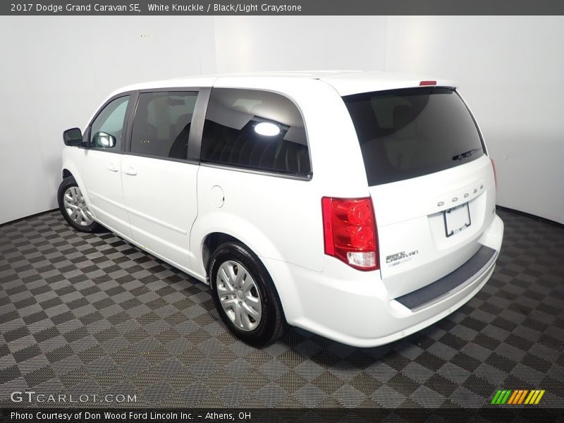 White Knuckle / Black/Light Graystone 2017 Dodge Grand Caravan SE