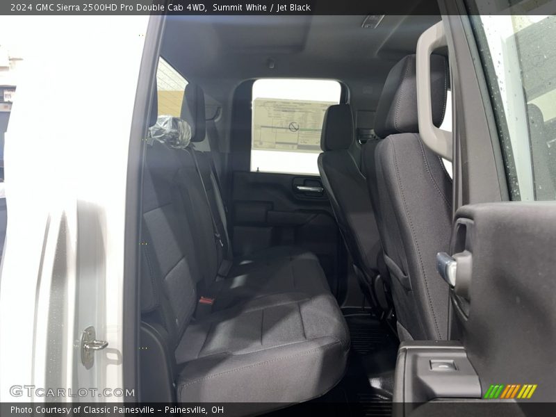 Rear Seat of 2024 Sierra 2500HD Pro Double Cab 4WD