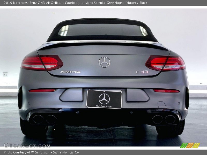 designo Selenite Grey Magno (Matte) / Black 2019 Mercedes-Benz C 43 AMG 4Matic Cabriolet