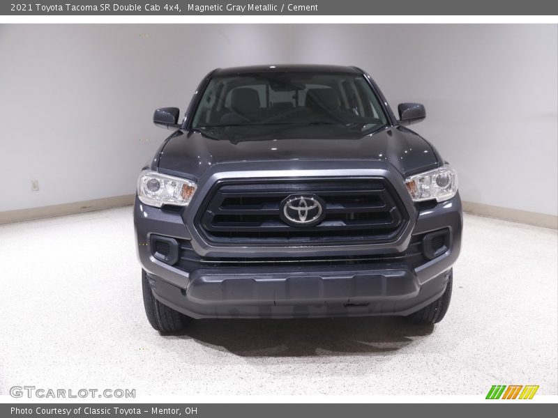 Magnetic Gray Metallic / Cement 2021 Toyota Tacoma SR Double Cab 4x4