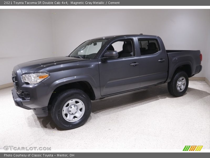 Magnetic Gray Metallic / Cement 2021 Toyota Tacoma SR Double Cab 4x4