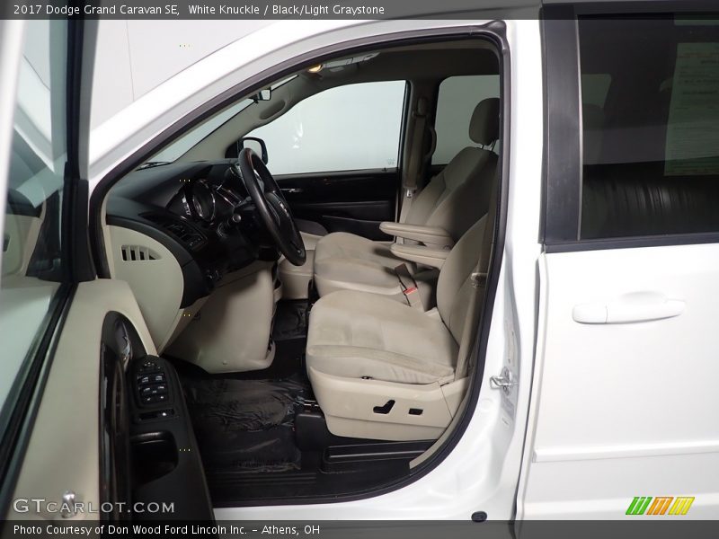 White Knuckle / Black/Light Graystone 2017 Dodge Grand Caravan SE