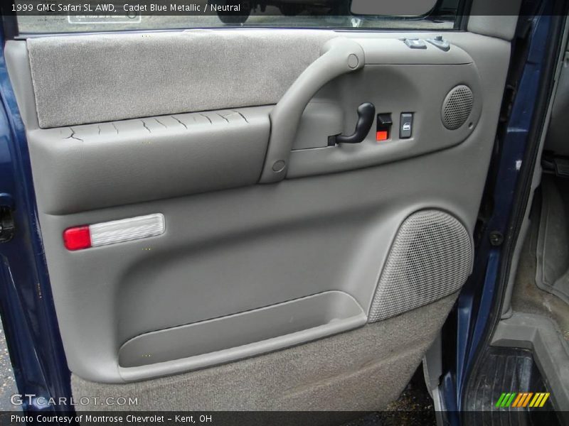 Cadet Blue Metallic / Neutral 1999 GMC Safari SL AWD