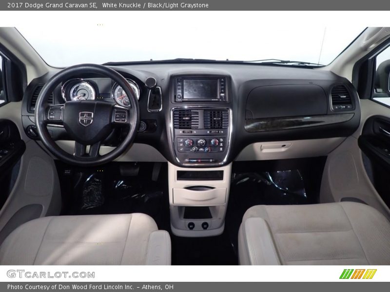 White Knuckle / Black/Light Graystone 2017 Dodge Grand Caravan SE