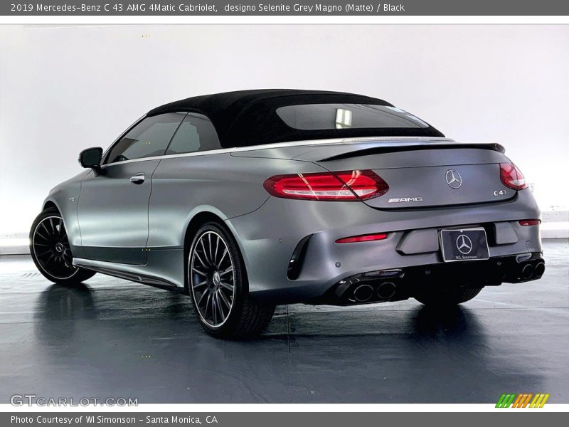 designo Selenite Grey Magno (Matte) / Black 2019 Mercedes-Benz C 43 AMG 4Matic Cabriolet