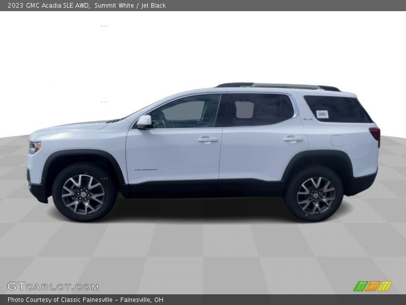 Summit White / Jet Black 2023 GMC Acadia SLE AWD