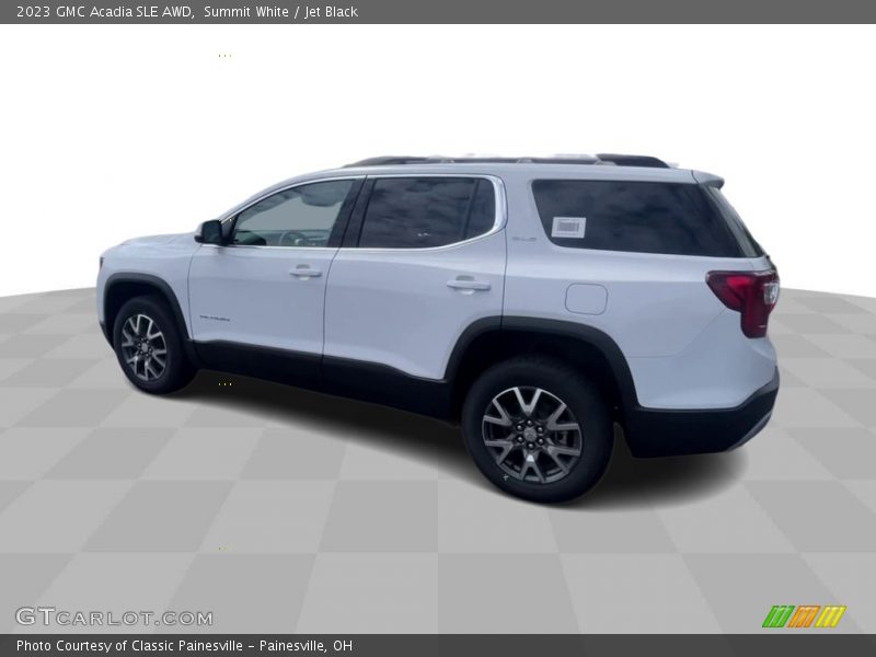 Summit White / Jet Black 2023 GMC Acadia SLE AWD