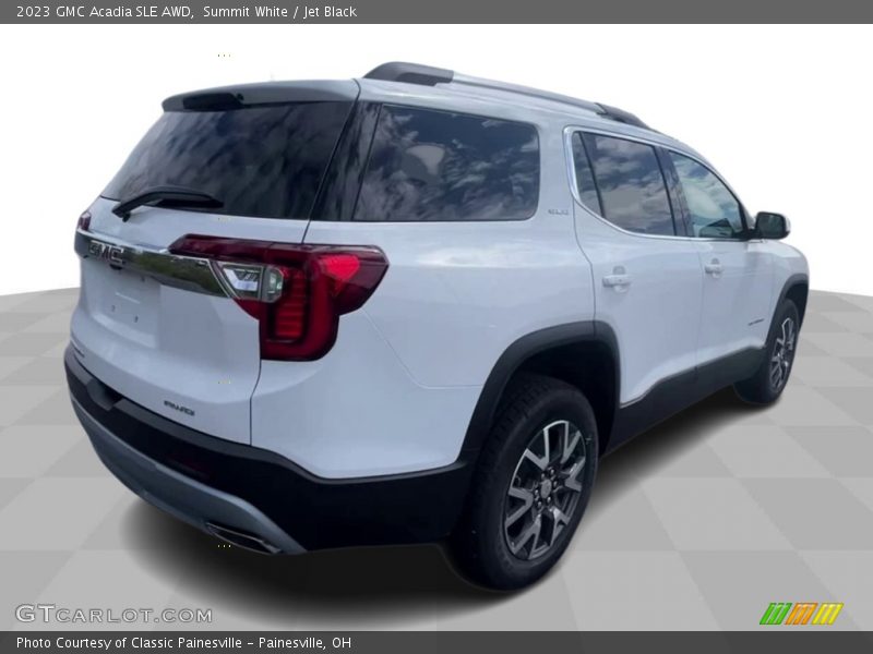 Summit White / Jet Black 2023 GMC Acadia SLE AWD