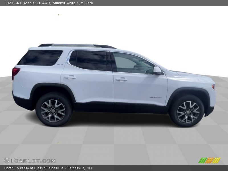 Summit White / Jet Black 2023 GMC Acadia SLE AWD