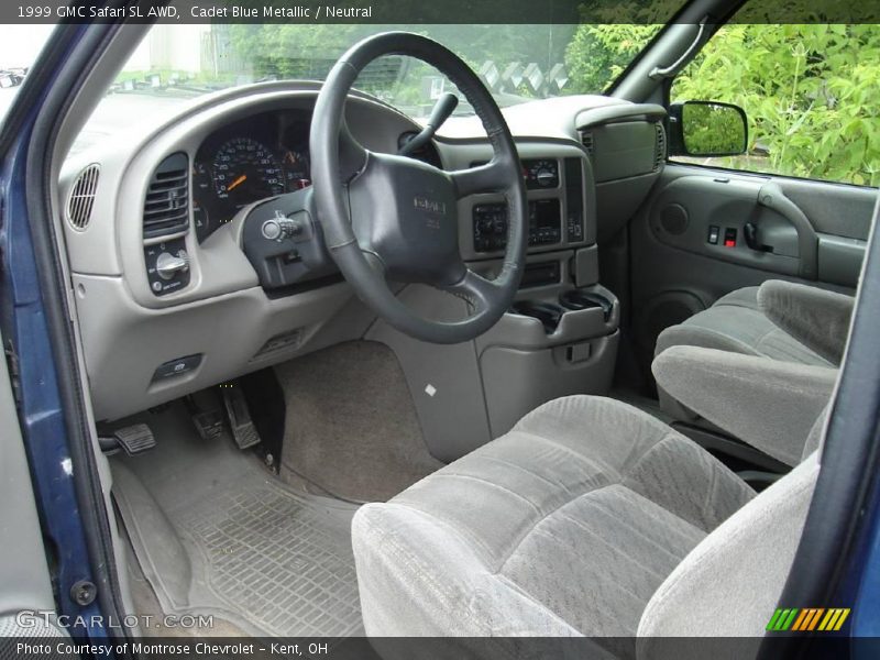 Cadet Blue Metallic / Neutral 1999 GMC Safari SL AWD