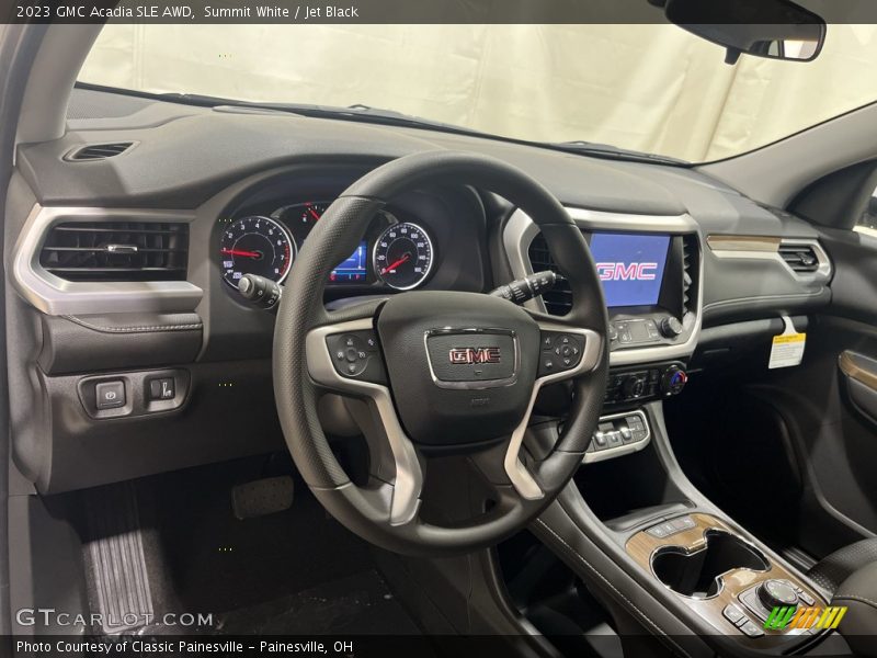 Summit White / Jet Black 2023 GMC Acadia SLE AWD