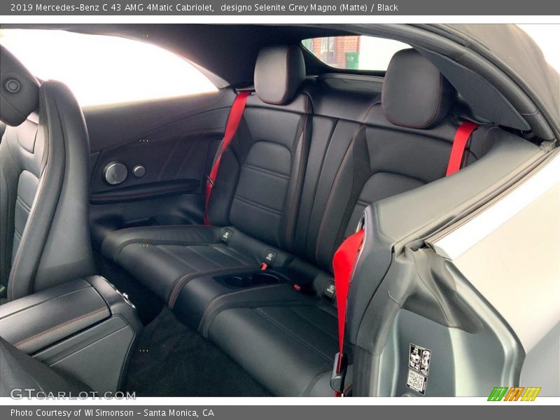 Rear Seat of 2019 C 43 AMG 4Matic Cabriolet