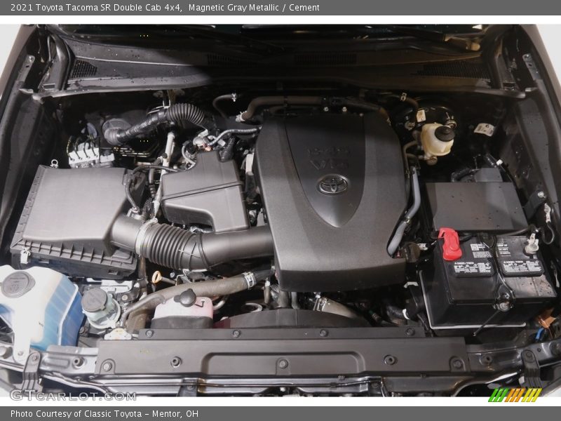 Magnetic Gray Metallic / Cement 2021 Toyota Tacoma SR Double Cab 4x4