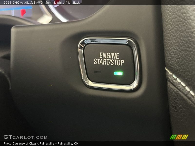 Summit White / Jet Black 2023 GMC Acadia SLE AWD