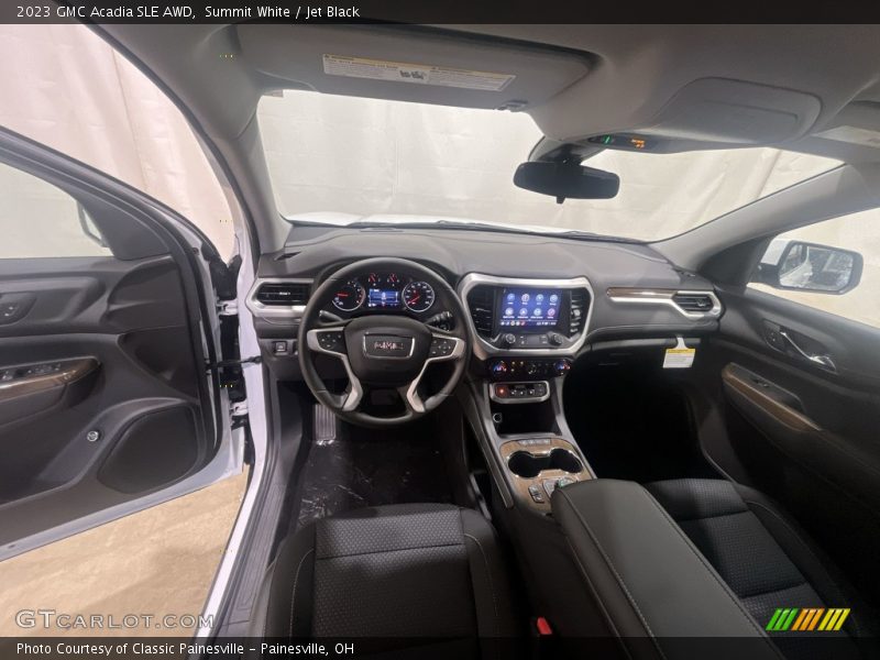 Summit White / Jet Black 2023 GMC Acadia SLE AWD