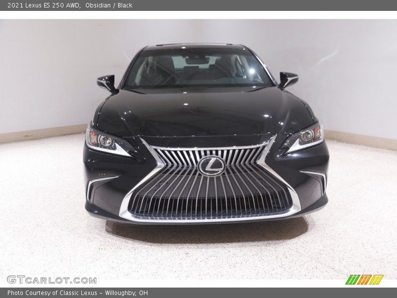 Obsidian / Black 2021 Lexus ES 250 AWD