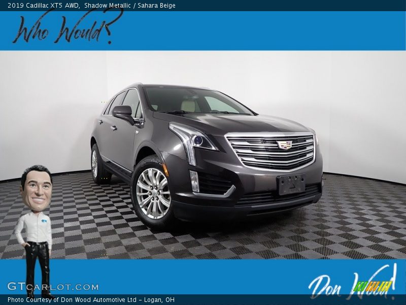 Shadow Metallic / Sahara Beige 2019 Cadillac XT5 AWD