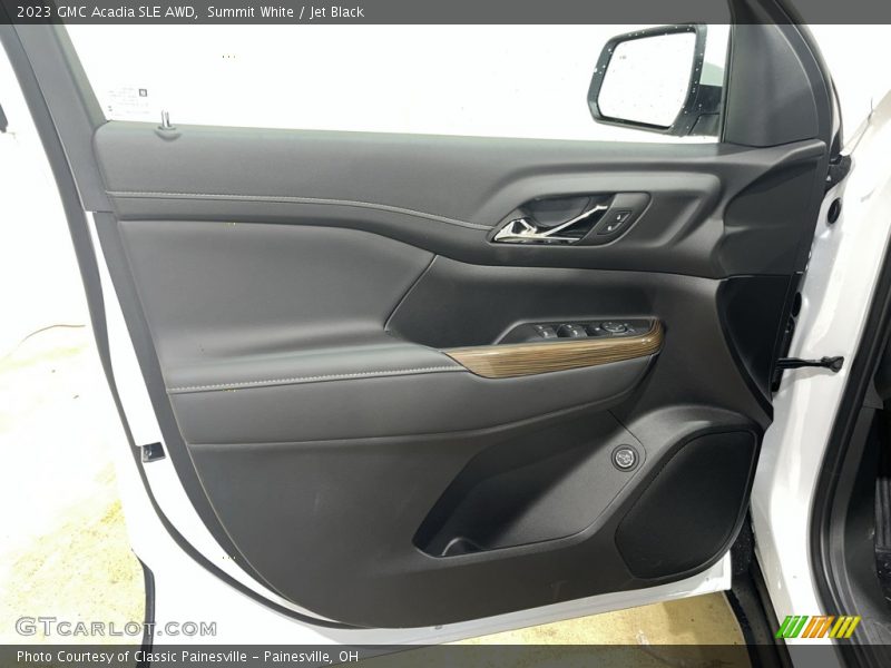 Summit White / Jet Black 2023 GMC Acadia SLE AWD